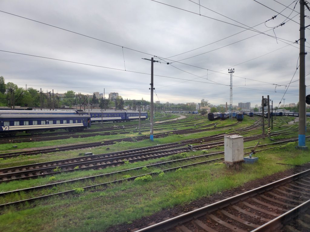 잘 발달된 우크라이나 철도 운송망