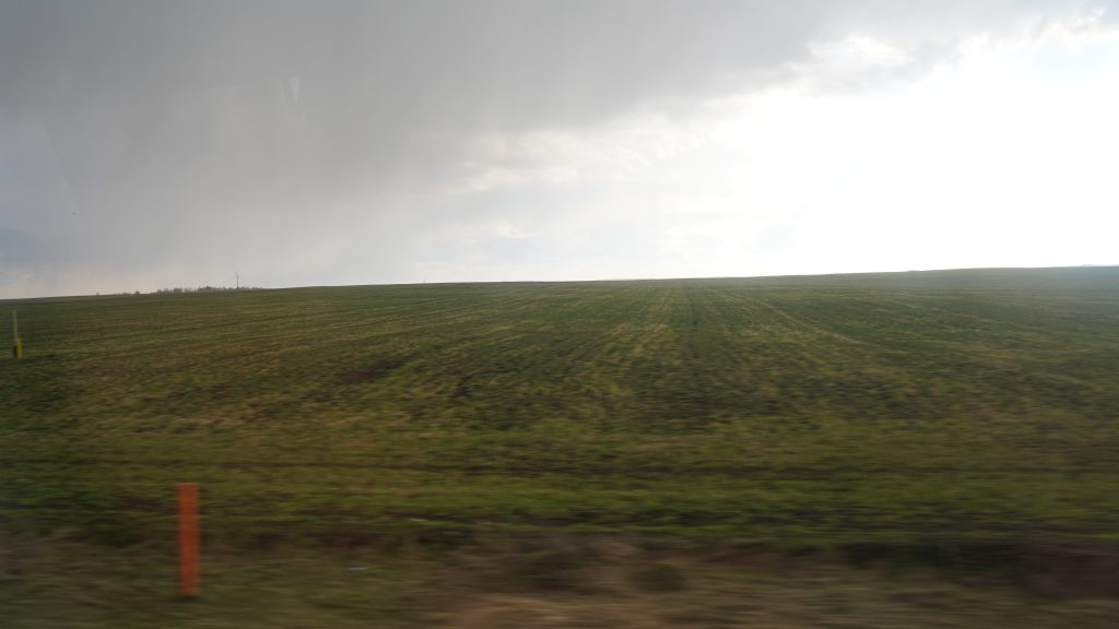4월 우크라이나 농경지 전경